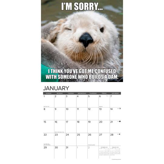 2023 In Otter News Wall Calendar Michaels In Otter News Calendar 2025